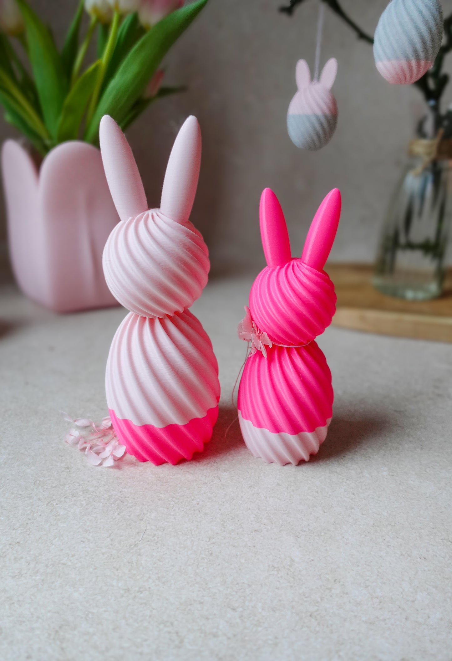 Moderner viraler Osterhase 3D Druck Datei | STL & 3MF | Frühlingsdeko & Ostern, inkl. Gewerbelizenz