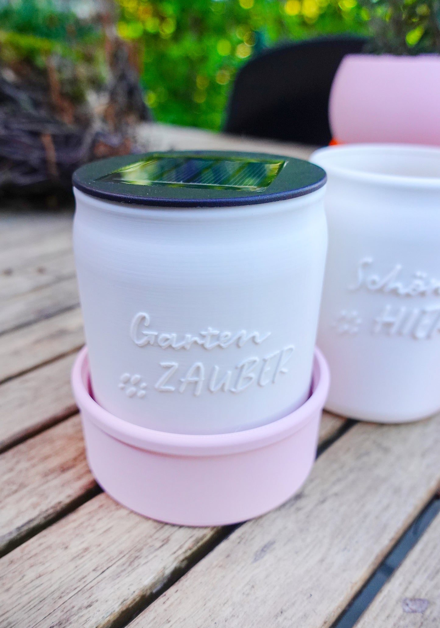 Gartenfackel im Marmeladenglas-Look – 3D Druck Datei (STL & 3MF)