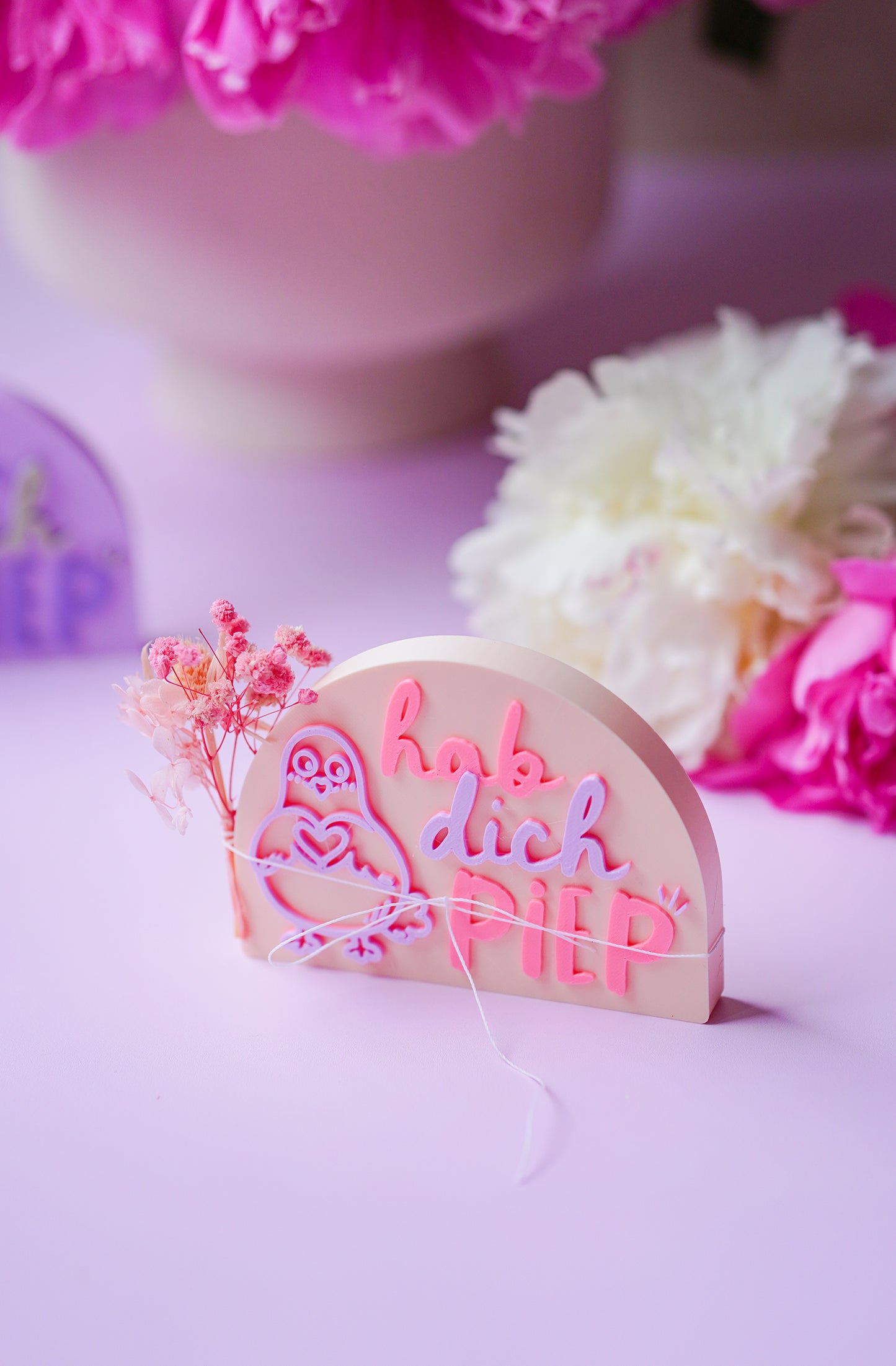 3D Druckdatei "Hab dich Piep" Geschenkidee Mitbringsel