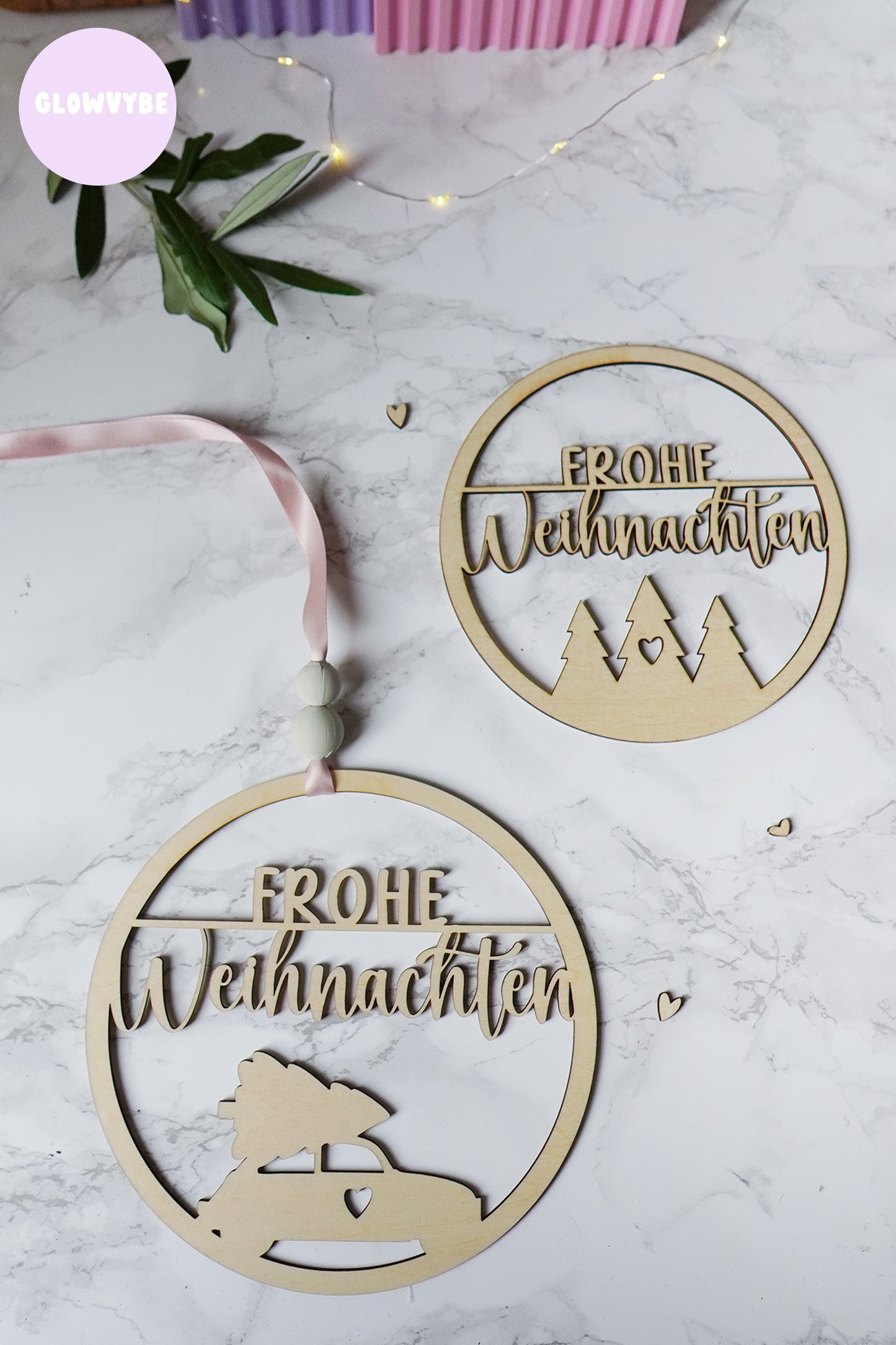 Frohe Weihnachten Laserdateien (2 Motive) – SVG & PNG für Lasercutter & Plotter inkl. Gewerbelizenz