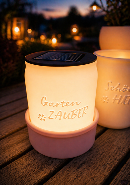 Gartenfackel im Marmeladenglas-Look – 3D Druck Datei (STL & 3MF)