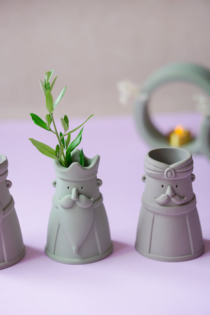 Heilige Drei Könige Vasen STL & 3MF – Moderne Weihnachtsdeko für den 3D-Druck | Gewerbelizenz inklusive