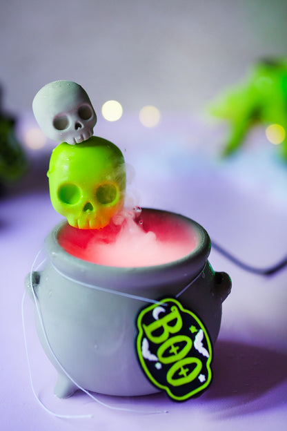 Morva Hexenkessel – Modulares Halloween Deko-Set | STL & 3MF für Vernebler, Windlicht & Schale