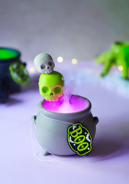 Morva Hexenkessel – Modulares Halloween Deko-Set | STL & 3MF für Vernebler, Windlicht & Schale