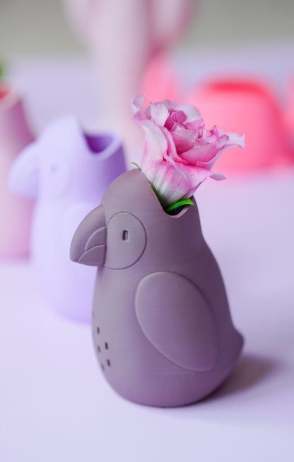 Papageitaucher Puffin Vase – Moderne 3D Druck Vase als STL & 3MF Datei