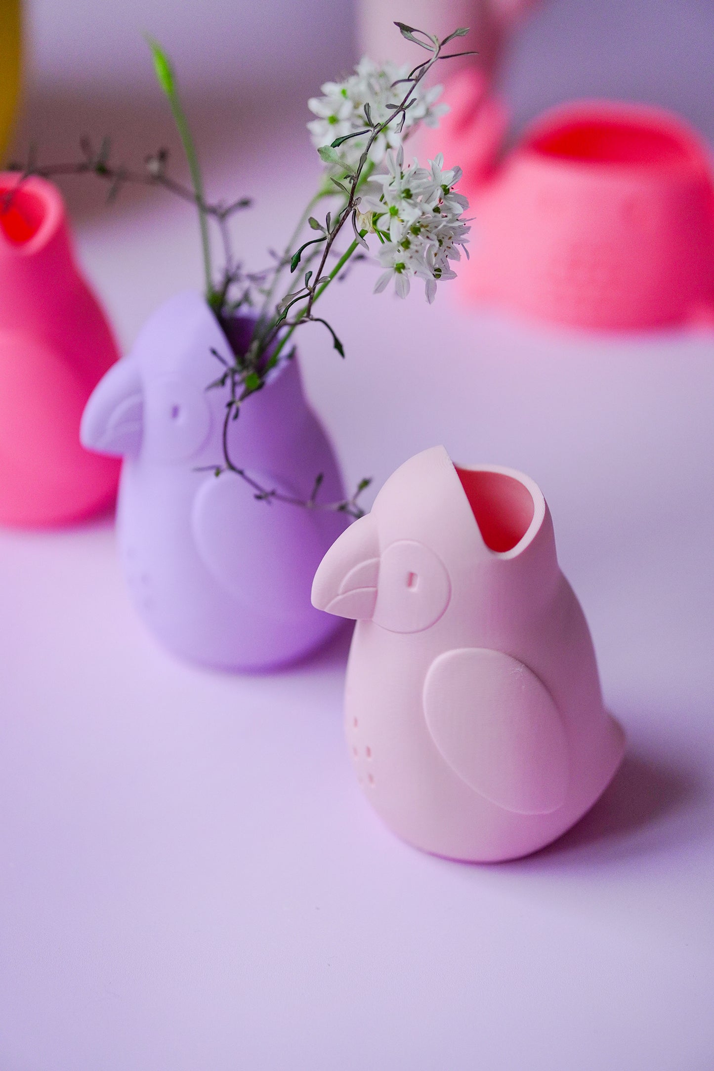 Papageitaucher Puffin Vase – Moderne 3D Druck Vase als STL & 3MF Datei