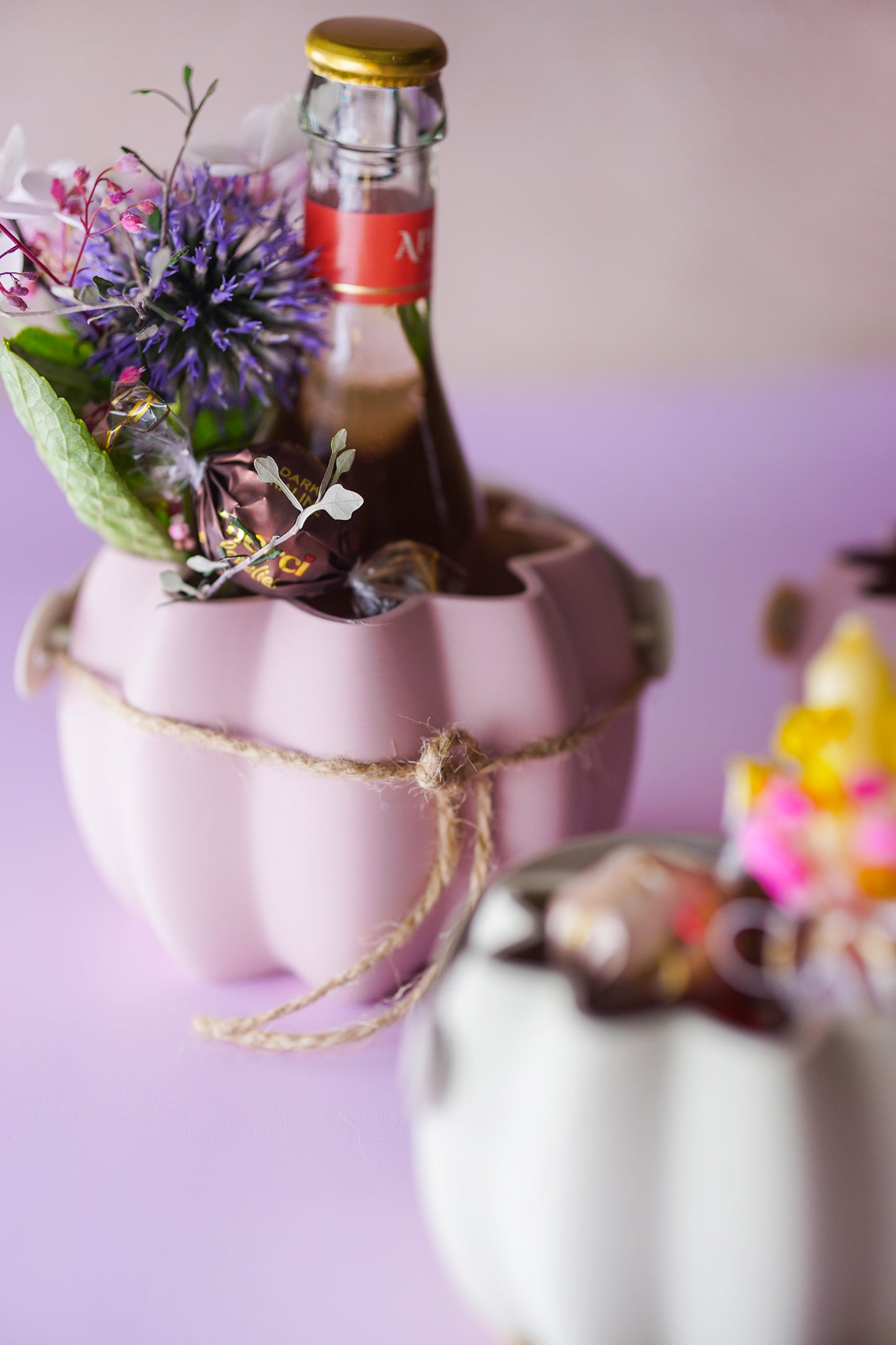 Kürbis Geschenk Korb STL – Wiederverwendbare Geschenkverpackung für Geldgeschenke, Gutscheine & Herbstdeko | 3D-Druck Datei