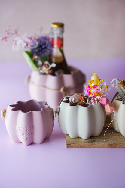 Kürbis Geschenk Korb STL – Wiederverwendbare Geschenkverpackung für Geldgeschenke, Gutscheine & Herbstdeko | 3D-Druck Datei