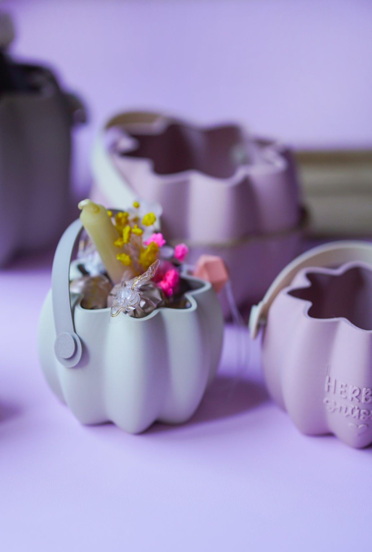 Kürbis Geschenk Korb STL – Wiederverwendbare Geschenkverpackung für Geldgeschenke, Gutscheine & Herbstdeko | 3D-Druck Datei