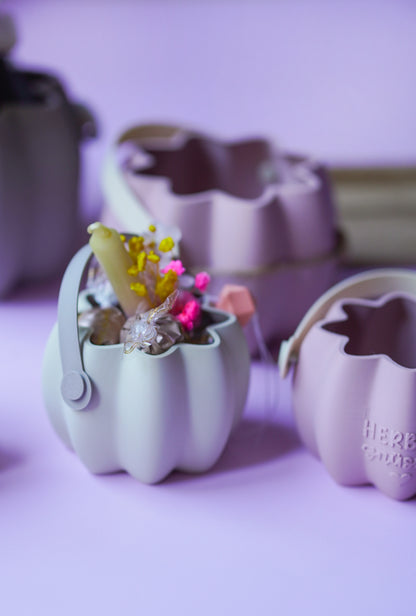Kürbis Geschenk Korb STL – Wiederverwendbare Geschenkverpackung für Geldgeschenke, Gutscheine & Herbstdeko | 3D-Druck Datei