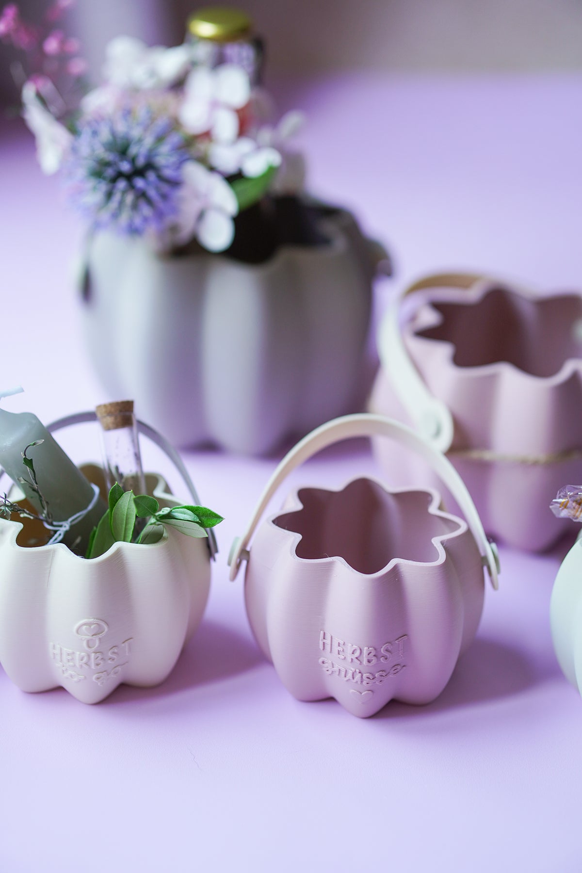 Kürbis Geschenk Korb STL – Wiederverwendbare Geschenkverpackung für Geldgeschenke, Gutscheine & Herbstdeko | 3D-Druck Datei