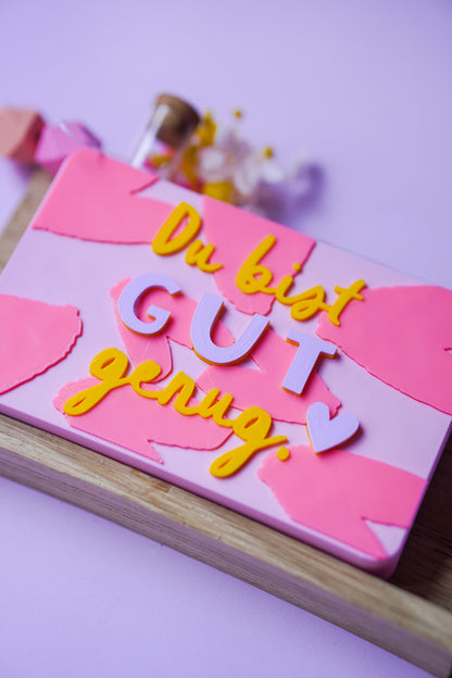 Du bist gut genug Giftcard – 3D Druckdatei für Geldgeschenke & Gutscheine