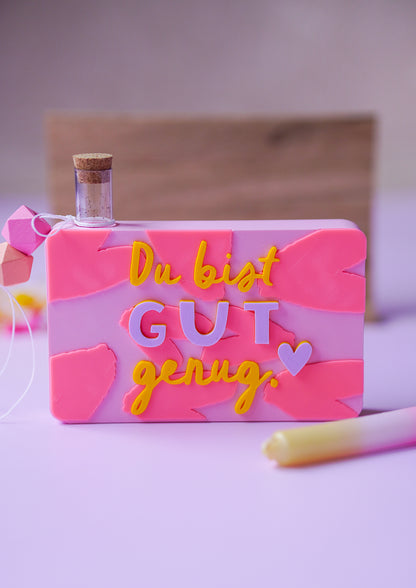 Du bist gut genug Giftcard – 3D Druckdatei für Geldgeschenke & Gutscheine