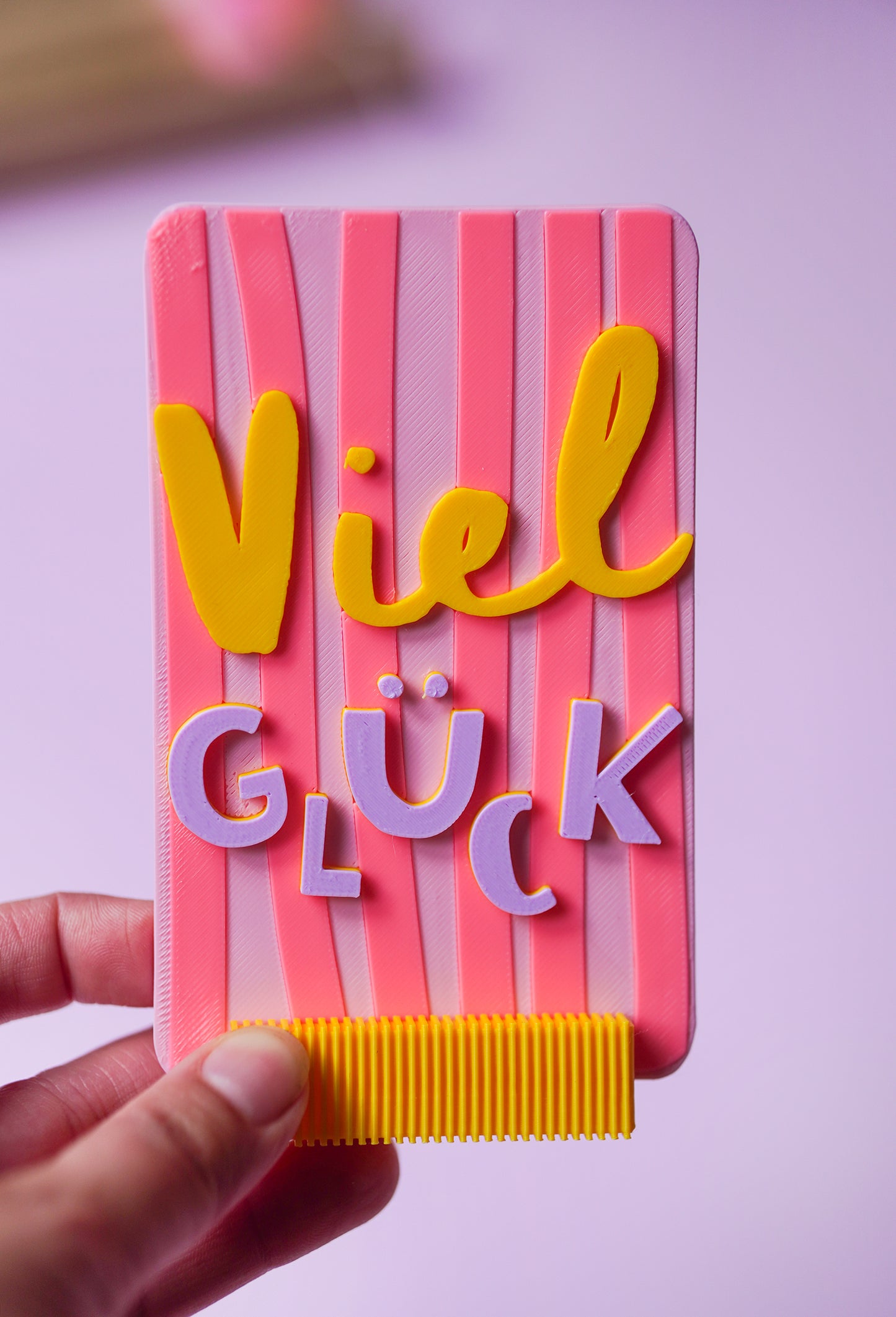 Viel Glück Glowcard – 3D Druckdatei für deinen besonderen Glücksbringer