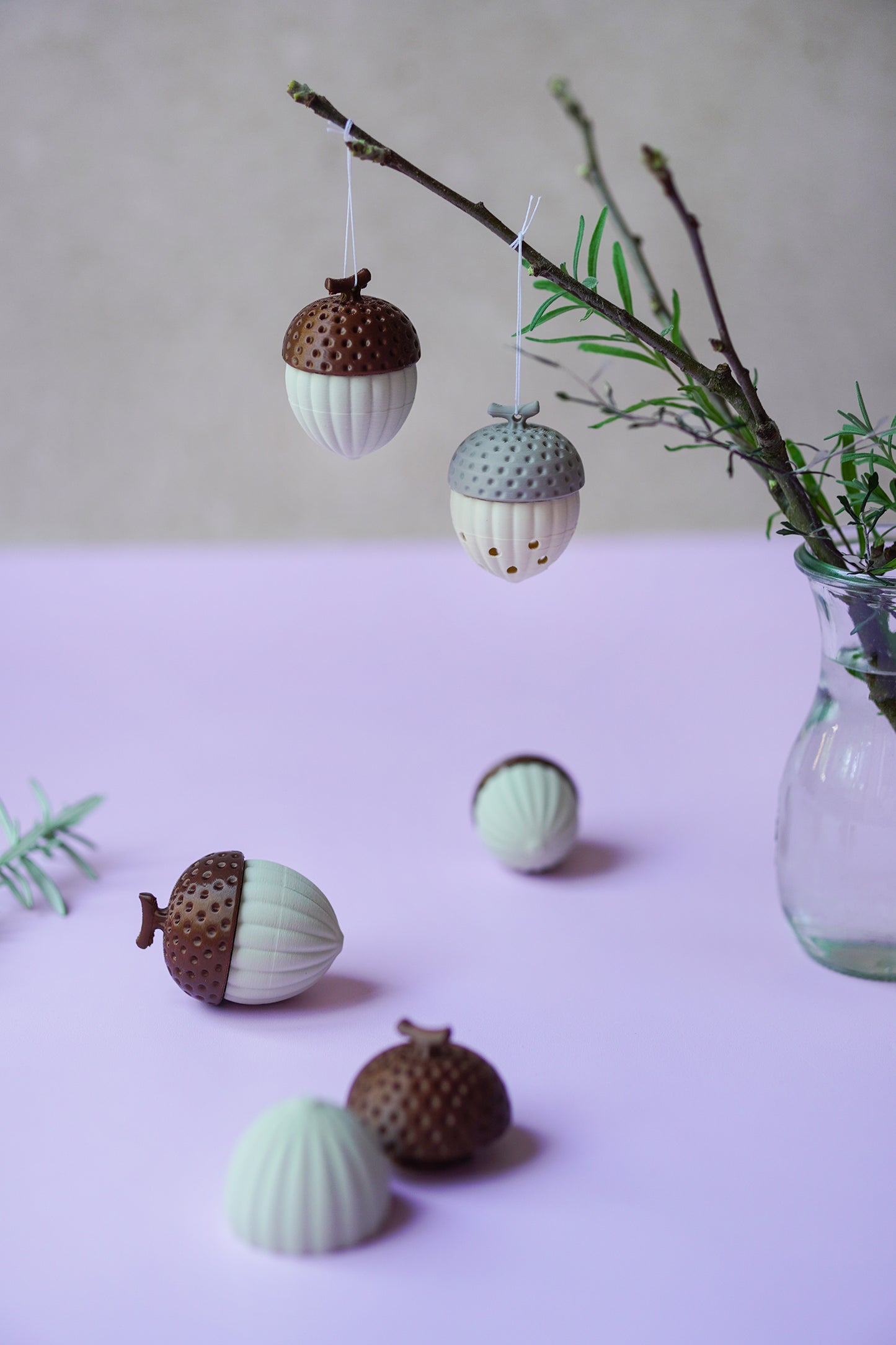 ALVA Eichel – moderne Herbstdeko als 3D-Druckdatei STL & 3MF