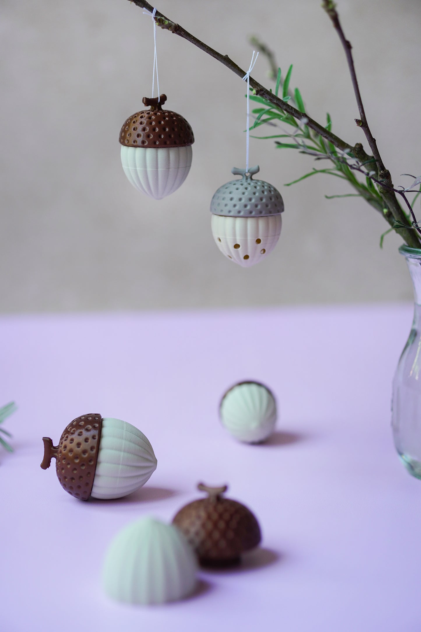 ALVA Eichel – moderne Herbstdeko als 3D-Druckdatei STL & 3MF