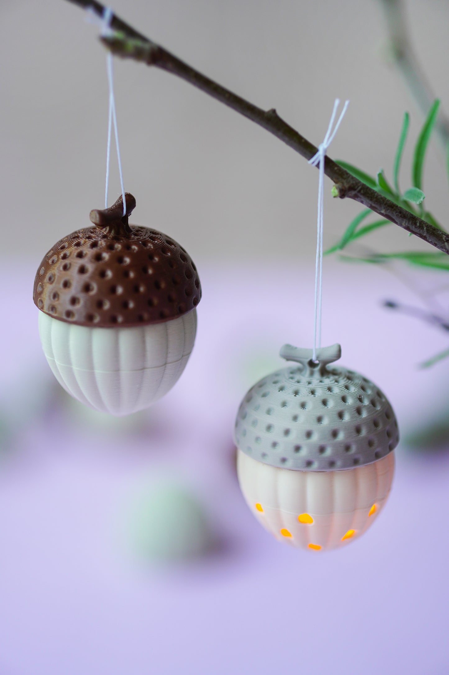ALVA Eichel – moderne Herbstdeko als 3D-Druckdatei STL & 3MF