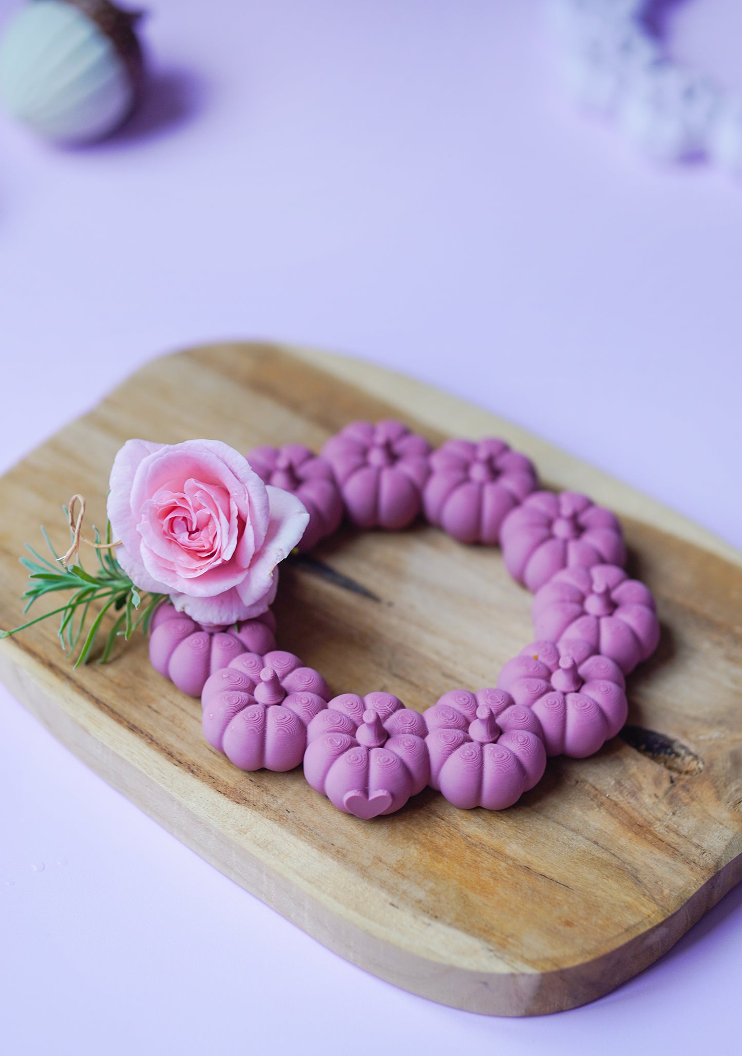 Kürbiskranz – 3D Druckdatei für herbstliche Tischdeko & DIY Kränze