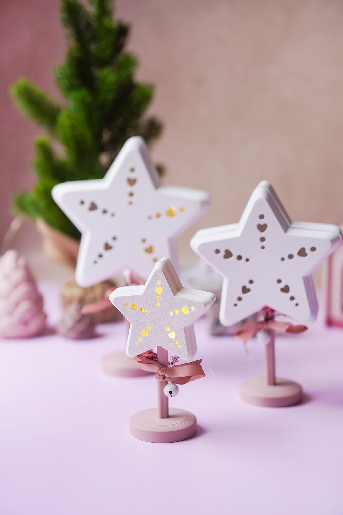 Sternlampe mit Ständer – 3D-Druckdatei in 3 Größen 3MF und STL