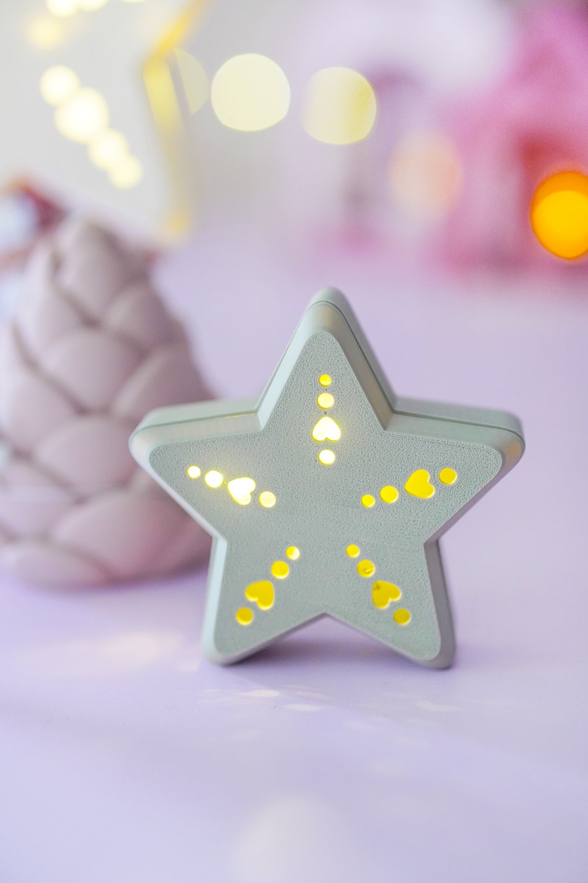Sternlampe mit Ständer – 3D-Druckdatei in 3 Größen 3MF und STL