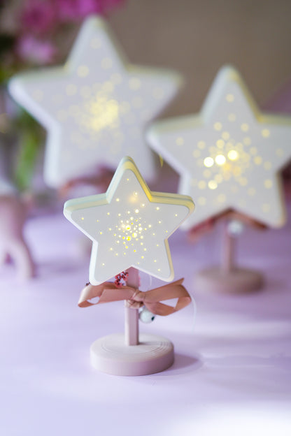 Sternlampe Sternenglanz mit Ständer – 3D-Druckdatei in 3 Größen 3MF und STL
