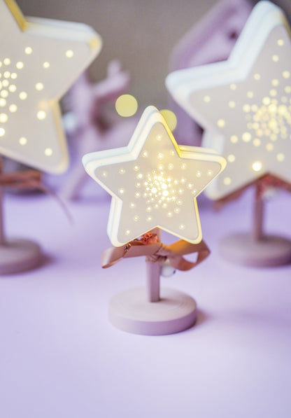 Sternlampe Sternenglanz mit Ständer – 3D-Druckdatei in 3 Größen 3MF und STL