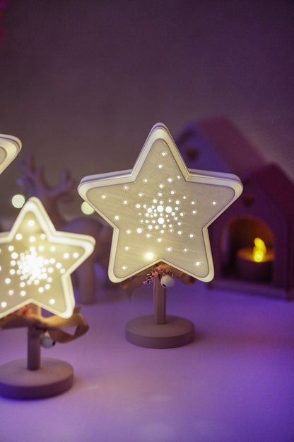 Sternlampe Sternenglanz mit Ständer – 3D-Druckdatei in 3 Größen 3MF und STL