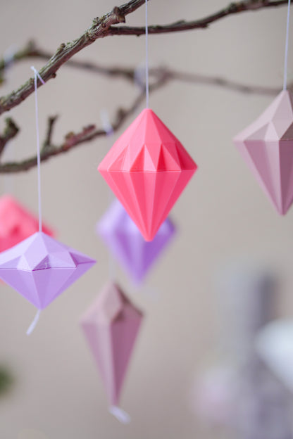 Plissee Anhänger – 6er Set | STL & 3MF 3D-Druckdateien