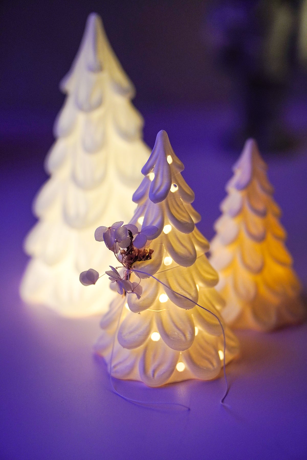 Leuchtender Weihnachtsbaum – STL & 3MF Datei für den 3D-Druck