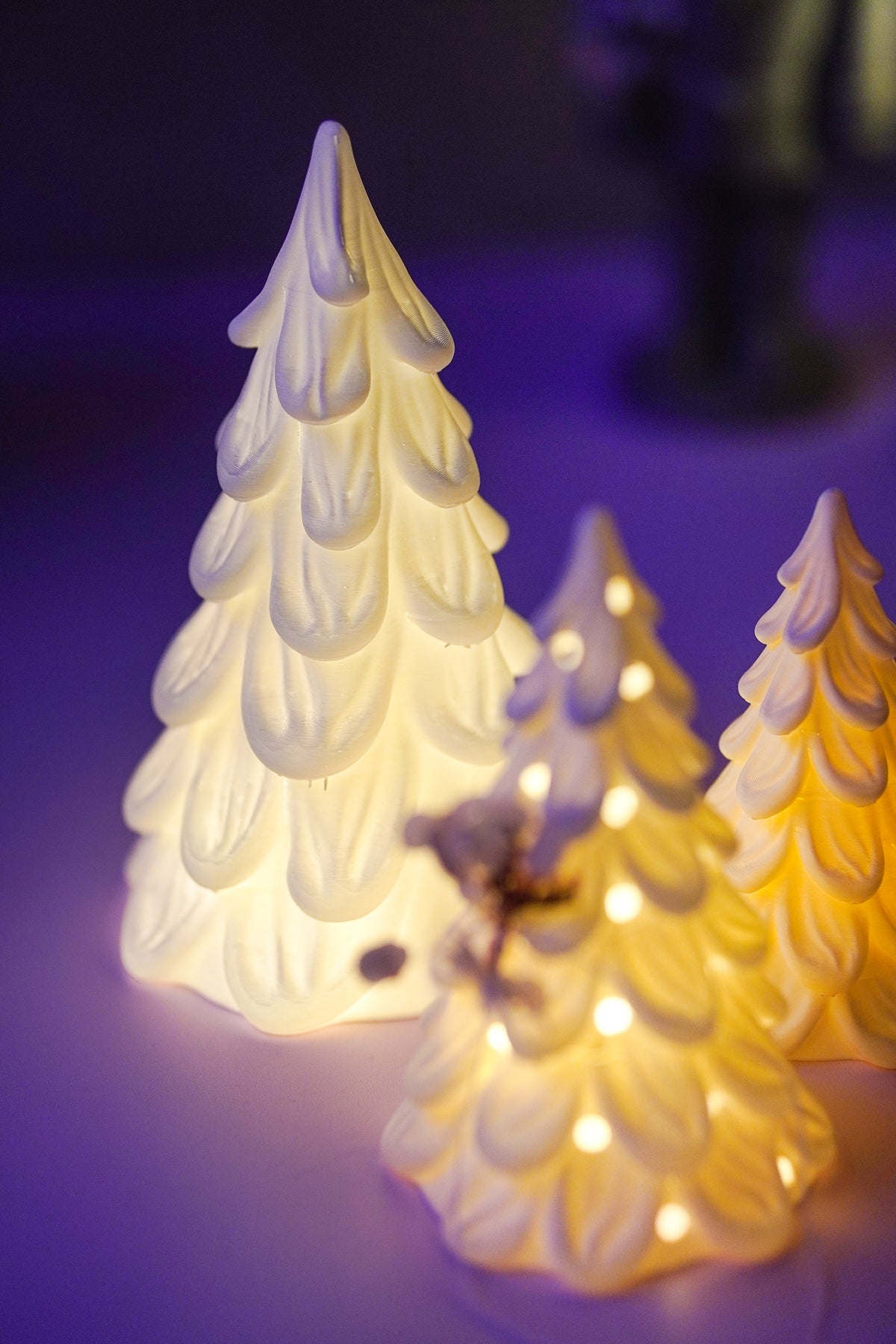 Leuchtender Weihnachtsbaum – STL & 3MF Datei für den 3D-Druck