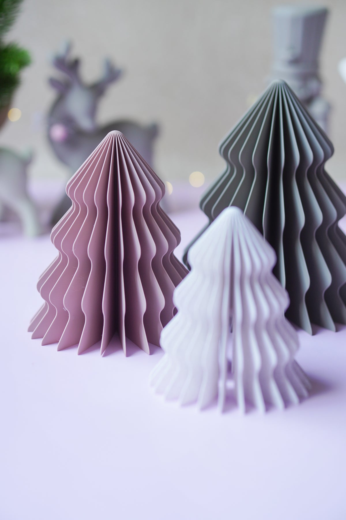 Fächerbäume – moderne Weihnachtsbäume | STL & 3MF für 3D-Druck