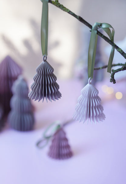Fächerbäume Anhänger – moderne Weihnachtsbäume | STL & 3MF für 3D-Druck
