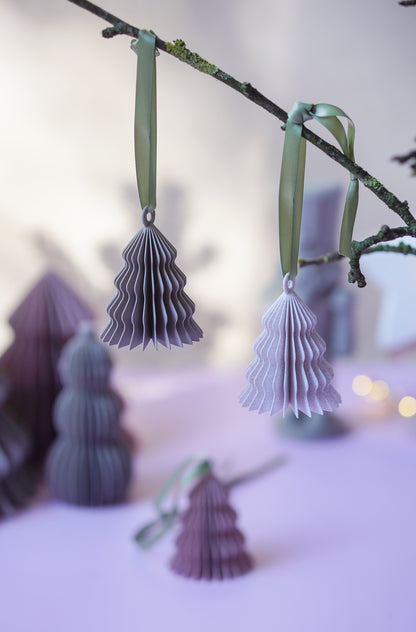 Fächerbäume Anhänger – moderne Weihnachtsbäume | STL & 3MF für 3D-Druck