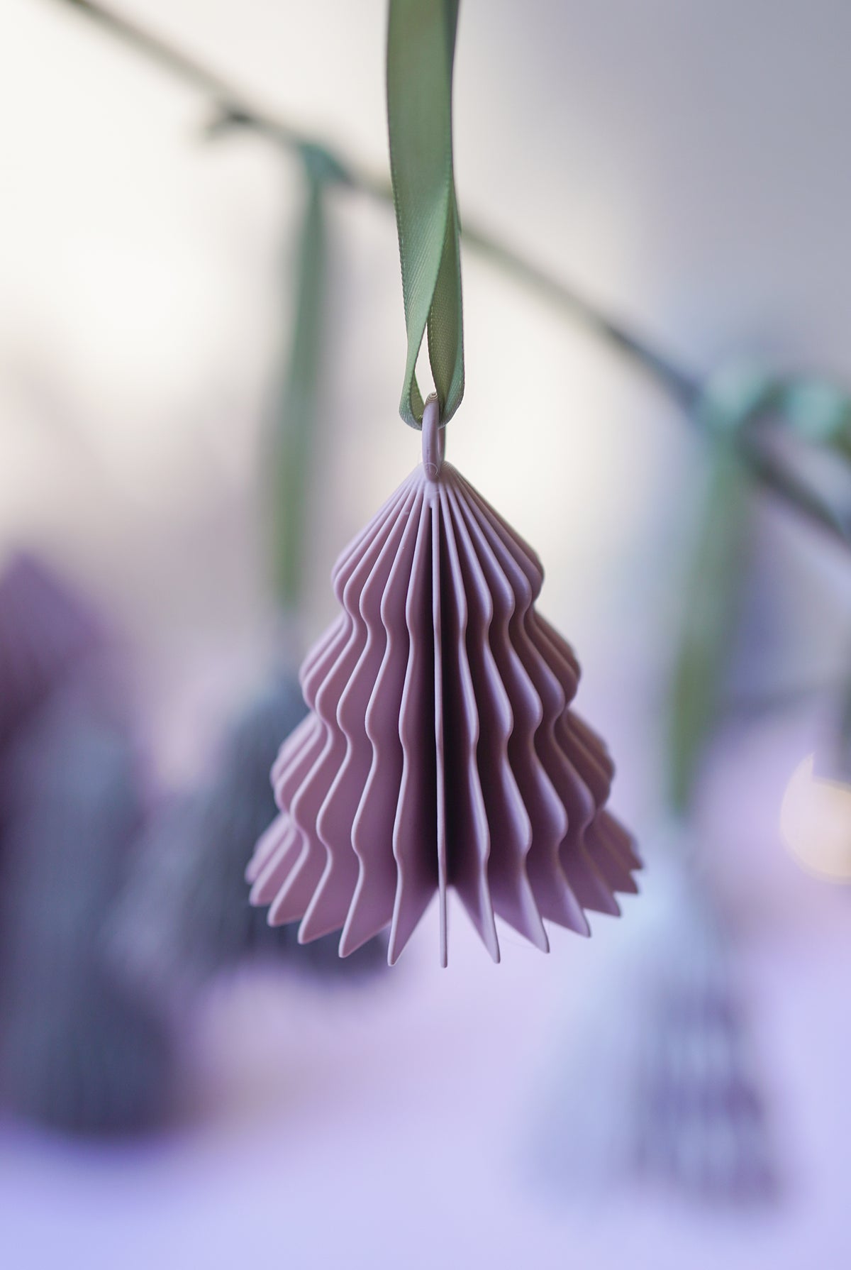 Fächerbäume Anhänger – moderne Weihnachtsbäume | STL & 3MF für 3D-Druck