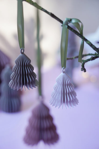 Fächerbäume Anhänger – moderne Weihnachtsbäume | STL & 3MF für 3D-Druck