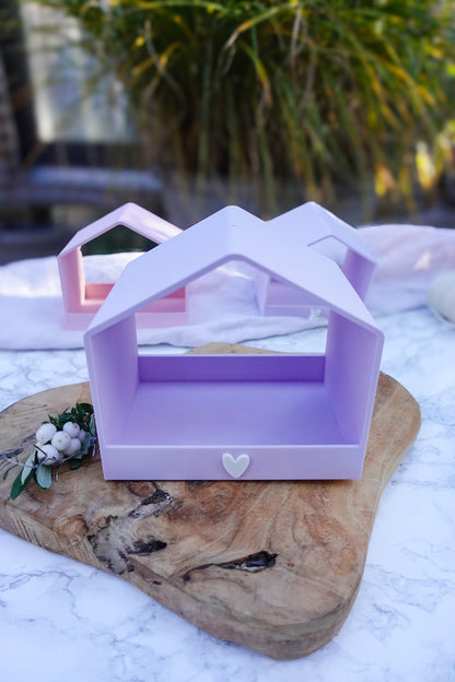 GlowNest – 3D-Druckdatei für ein modernes Deko- & Vogelhaus mit Herz | inkl. Bonus Etiketten