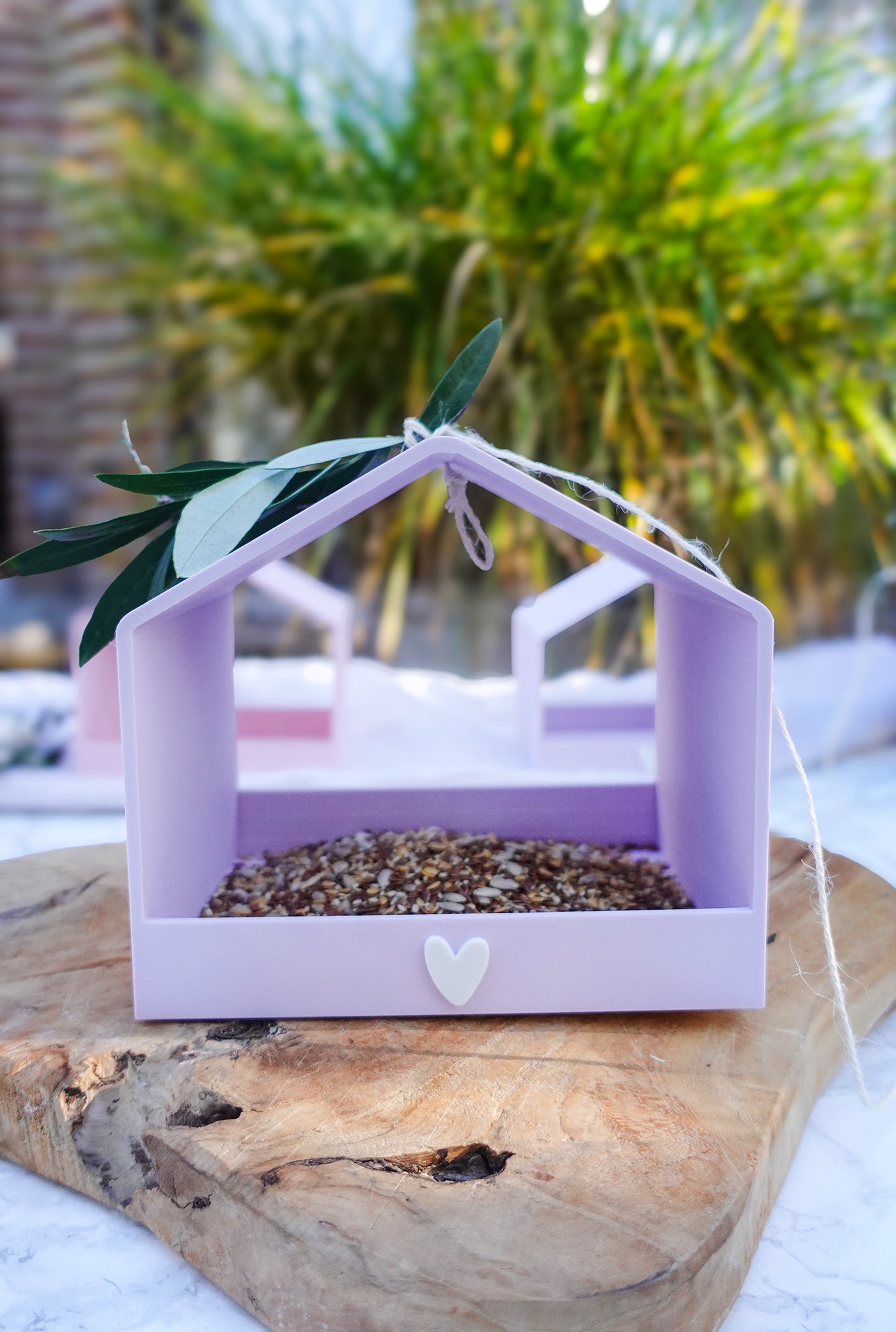 GlowNest – 3D-Druckdatei für ein modernes Deko- & Vogelhaus mit Herz | inkl. Bonus Etiketten