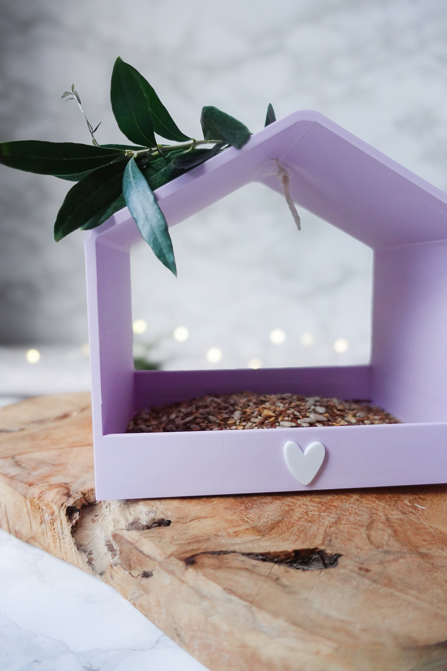 GlowNest – 3D-Druckdatei für ein modernes Deko- & Vogelhaus mit Herz | inkl. Bonus Etiketten