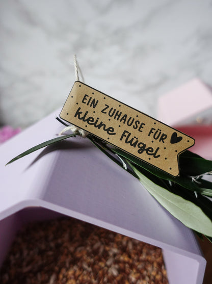 GlowNest – 3D-Druckdatei für ein modernes Deko- & Vogelhaus mit Herz | inkl. Bonus Etiketten
