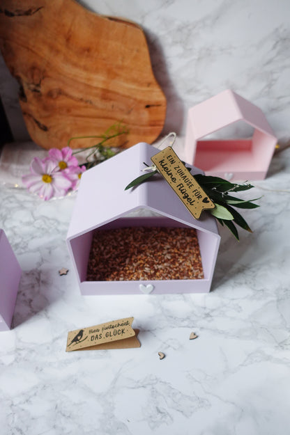 GlowNest – 3D-Druckdatei für ein modernes Deko- & Vogelhaus mit Herz | inkl. Bonus Etiketten