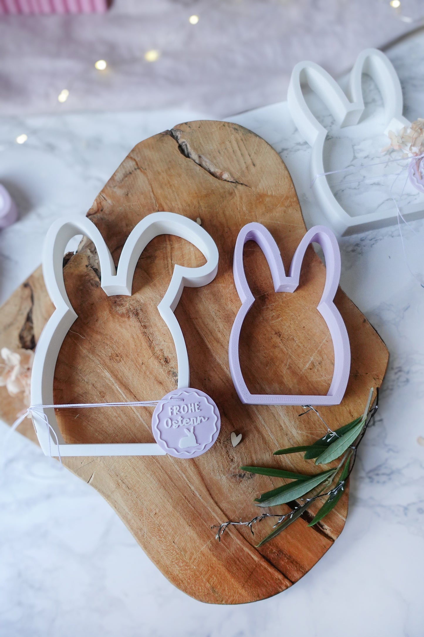 3D Druckdatei Osterhasen Set + Anhänger | STL & 3MF