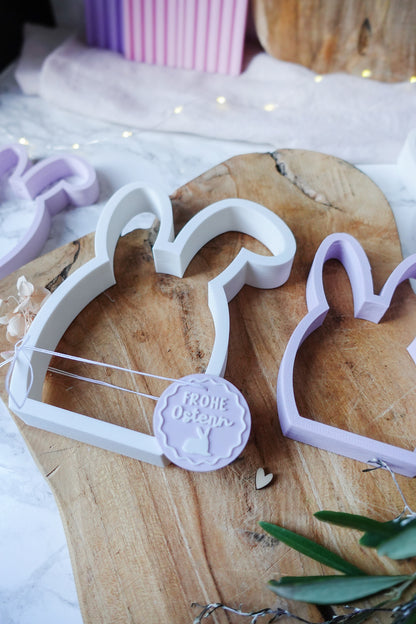 3D Druckdatei Osterhasen Set + Anhänger | STL & 3MF