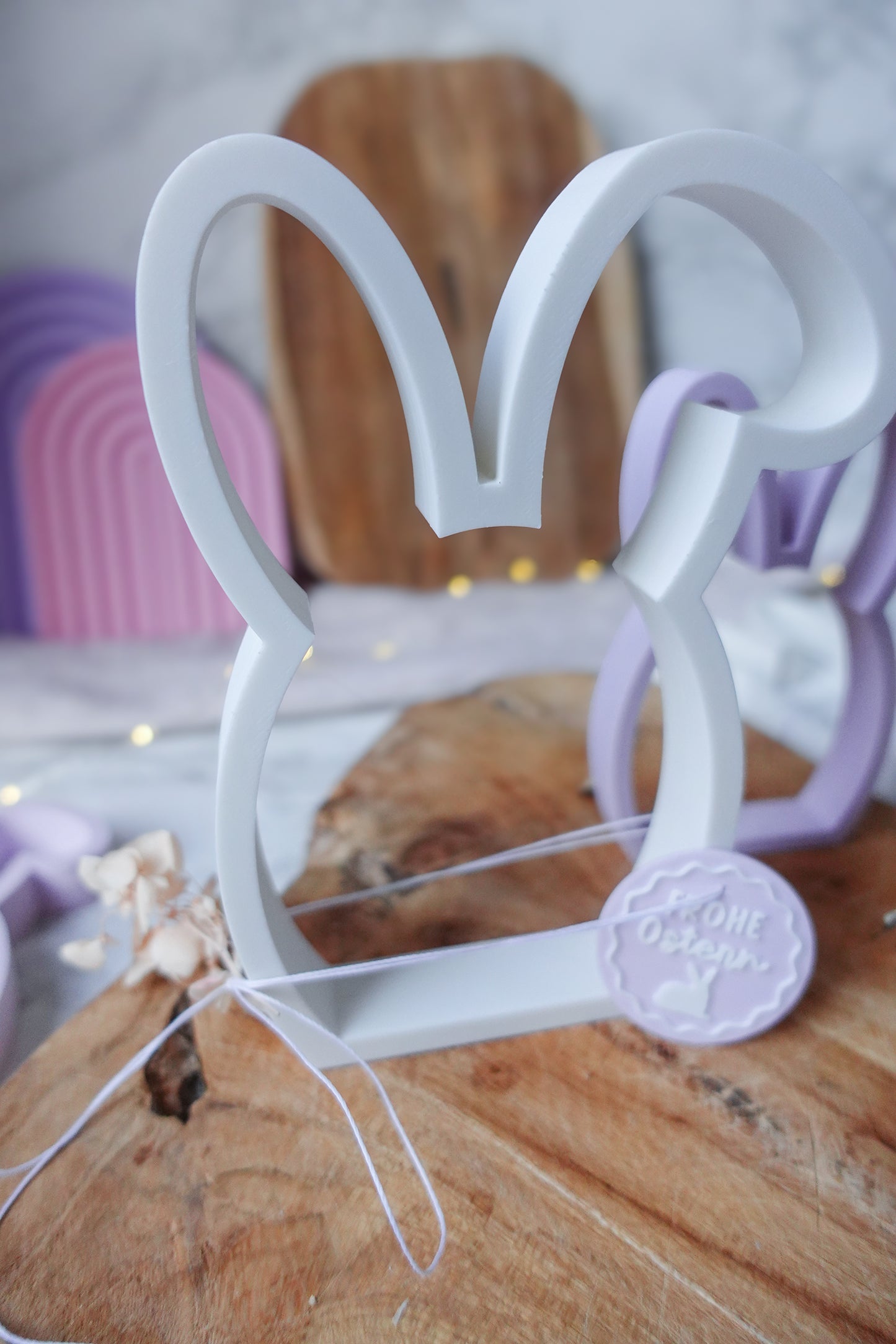 3D Druckdatei Osterhasen Set + Anhänger | STL & 3MF