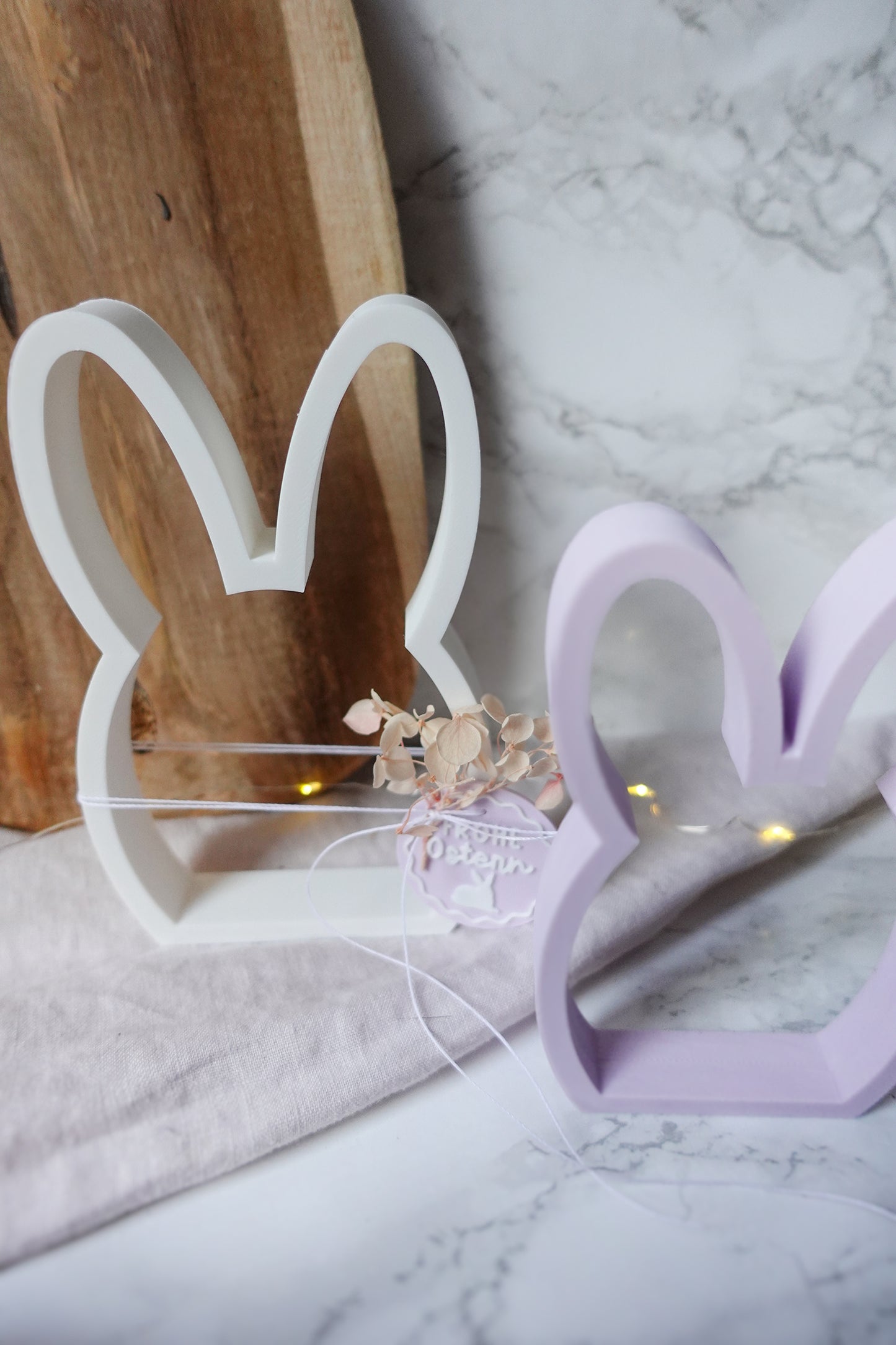 3D Druckdatei Osterhasen Set + Anhänger | STL & 3MF