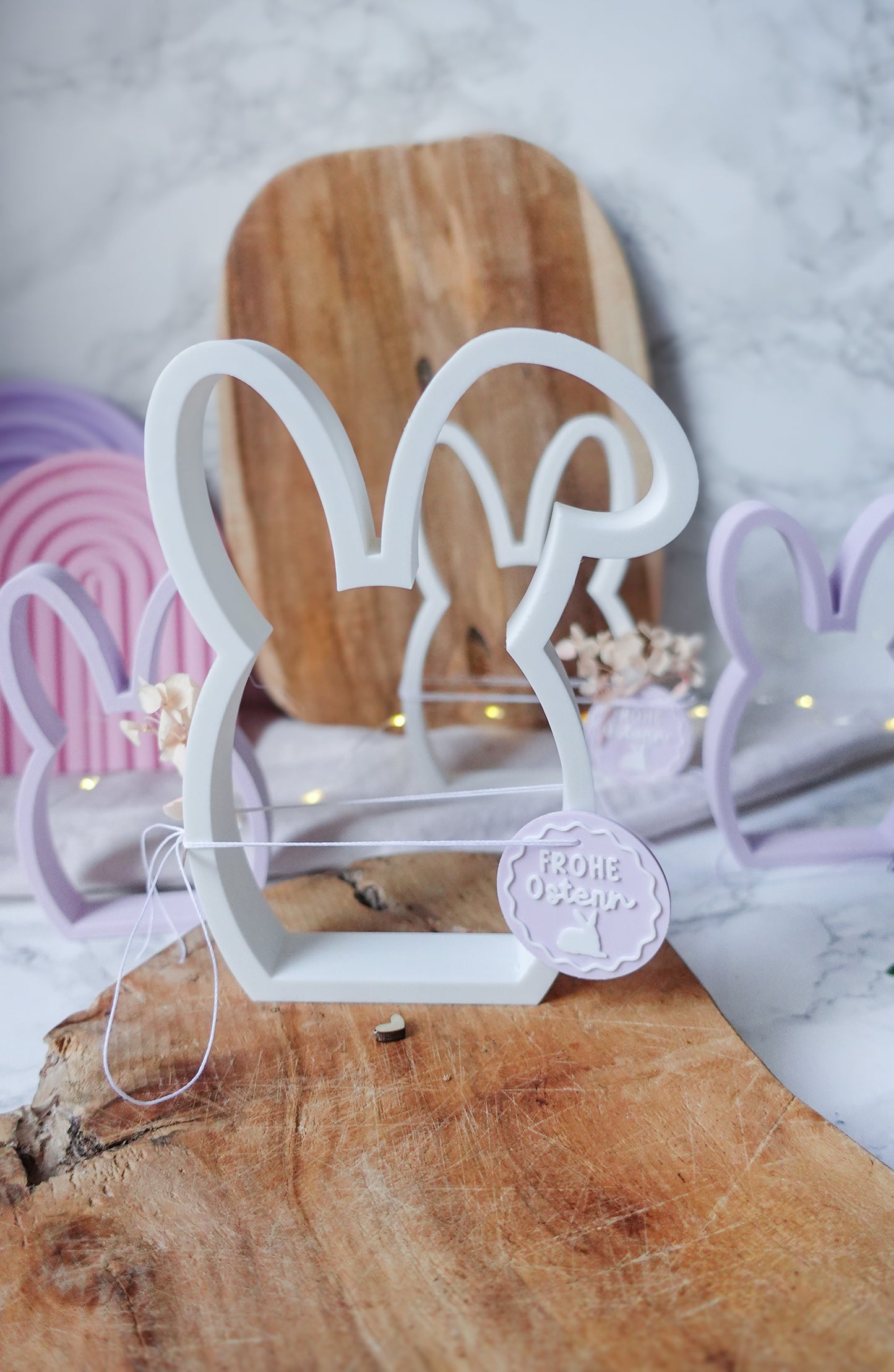 3D Druckdatei Osterhasen Set + Anhänger | STL & 3MF