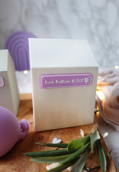 Glowinchen – Glücksschwein mit Haus | 3D Druckdatei (STL & 3MF)