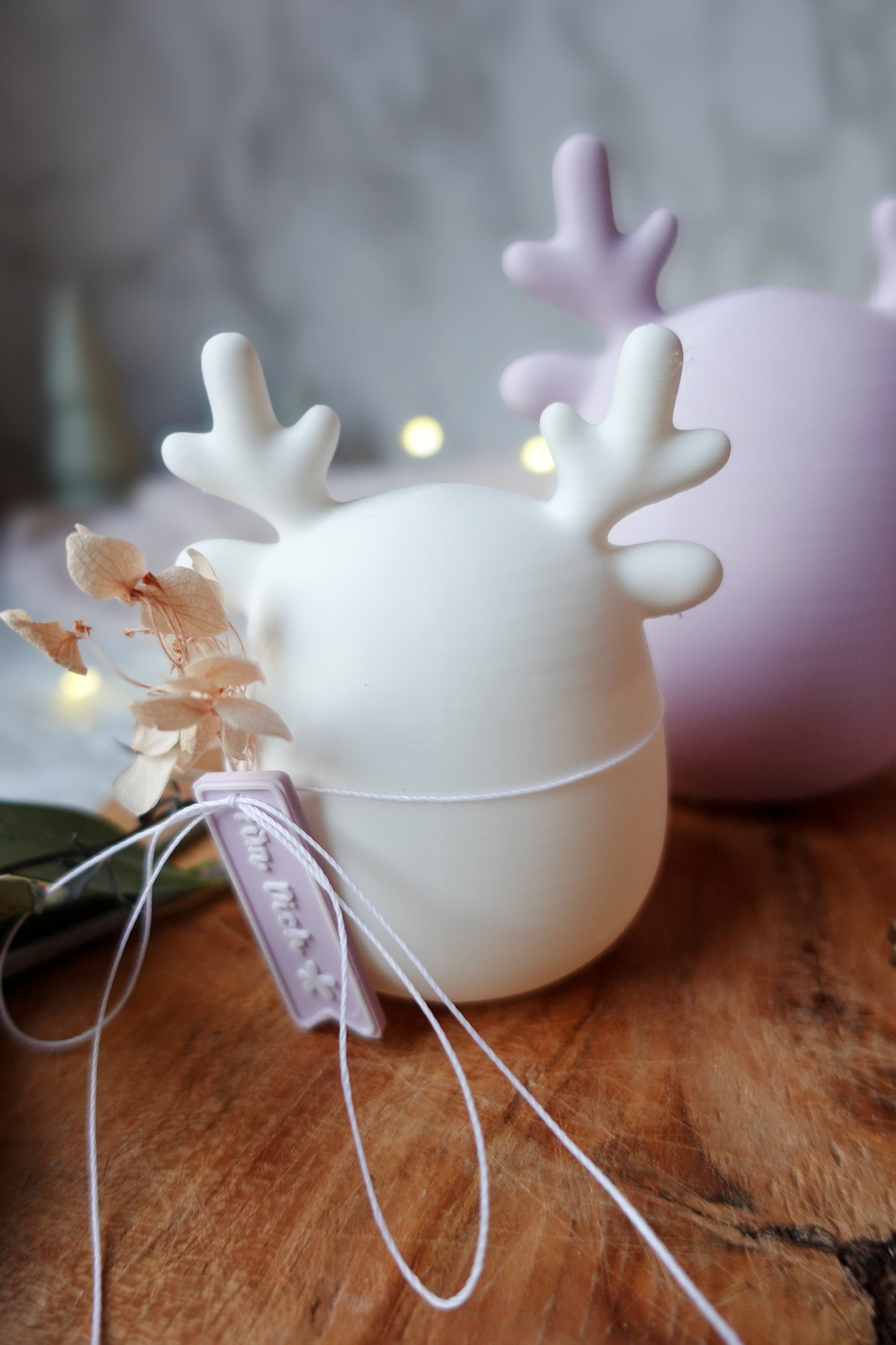 Lumi – Minimalistisches Rentier | 3D-Druckdatei (STL & 3MF) | Frei skalierbar