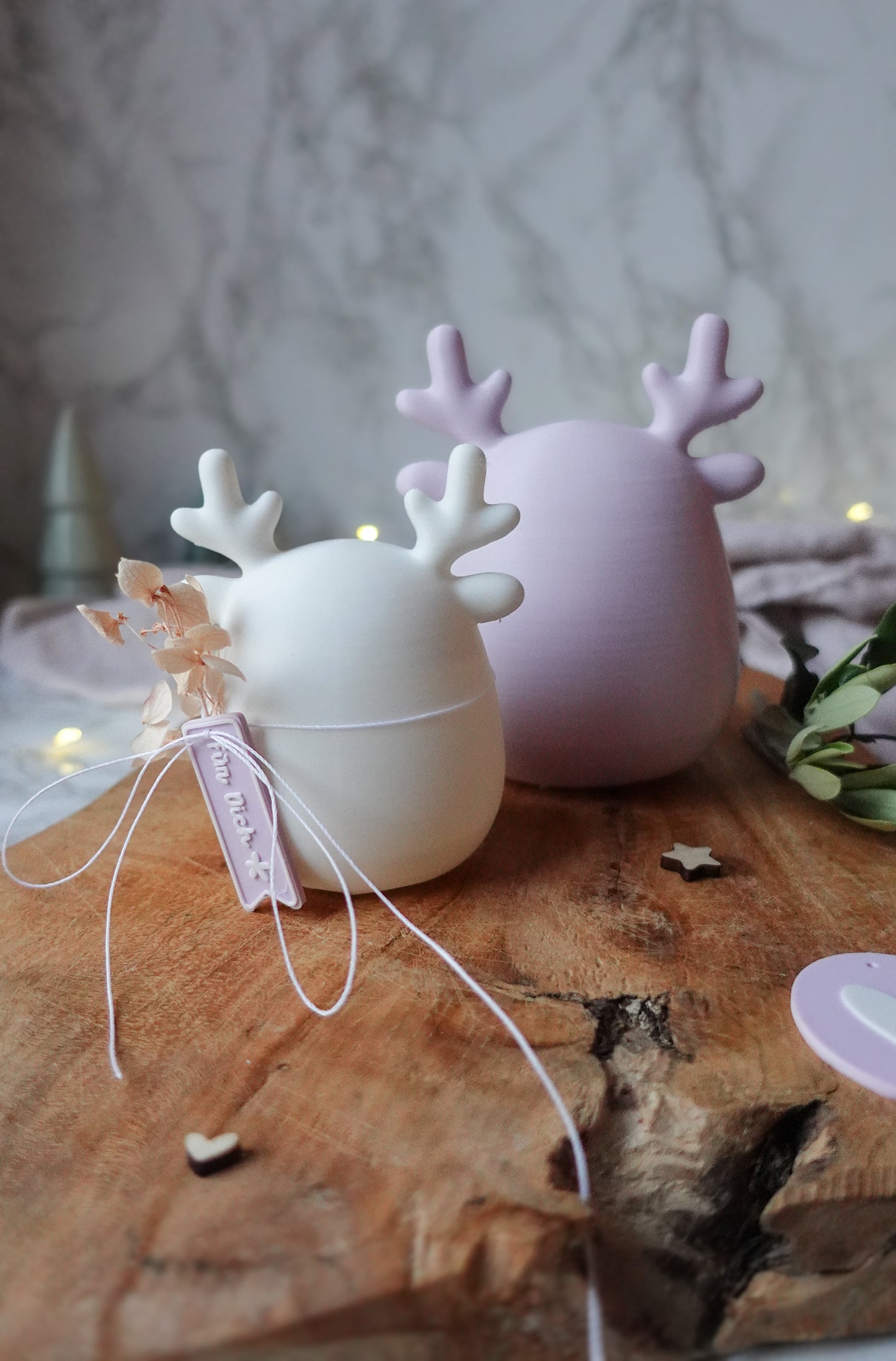 Lumi – Minimalistisches Rentier | 3D-Druckdatei (STL & 3MF) | Frei skalierbar