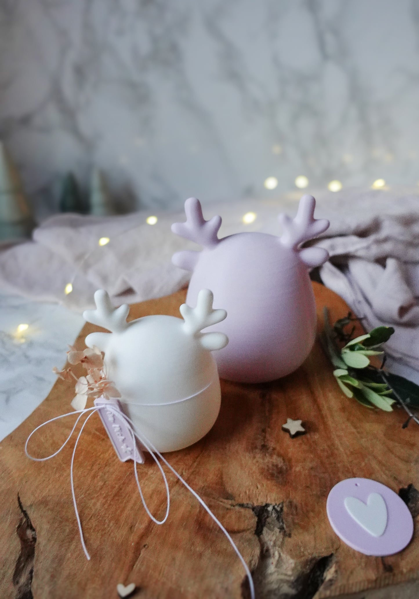 Lumi – Minimalistisches Rentier | 3D-Druckdatei (STL & 3MF) | Frei skalierbar