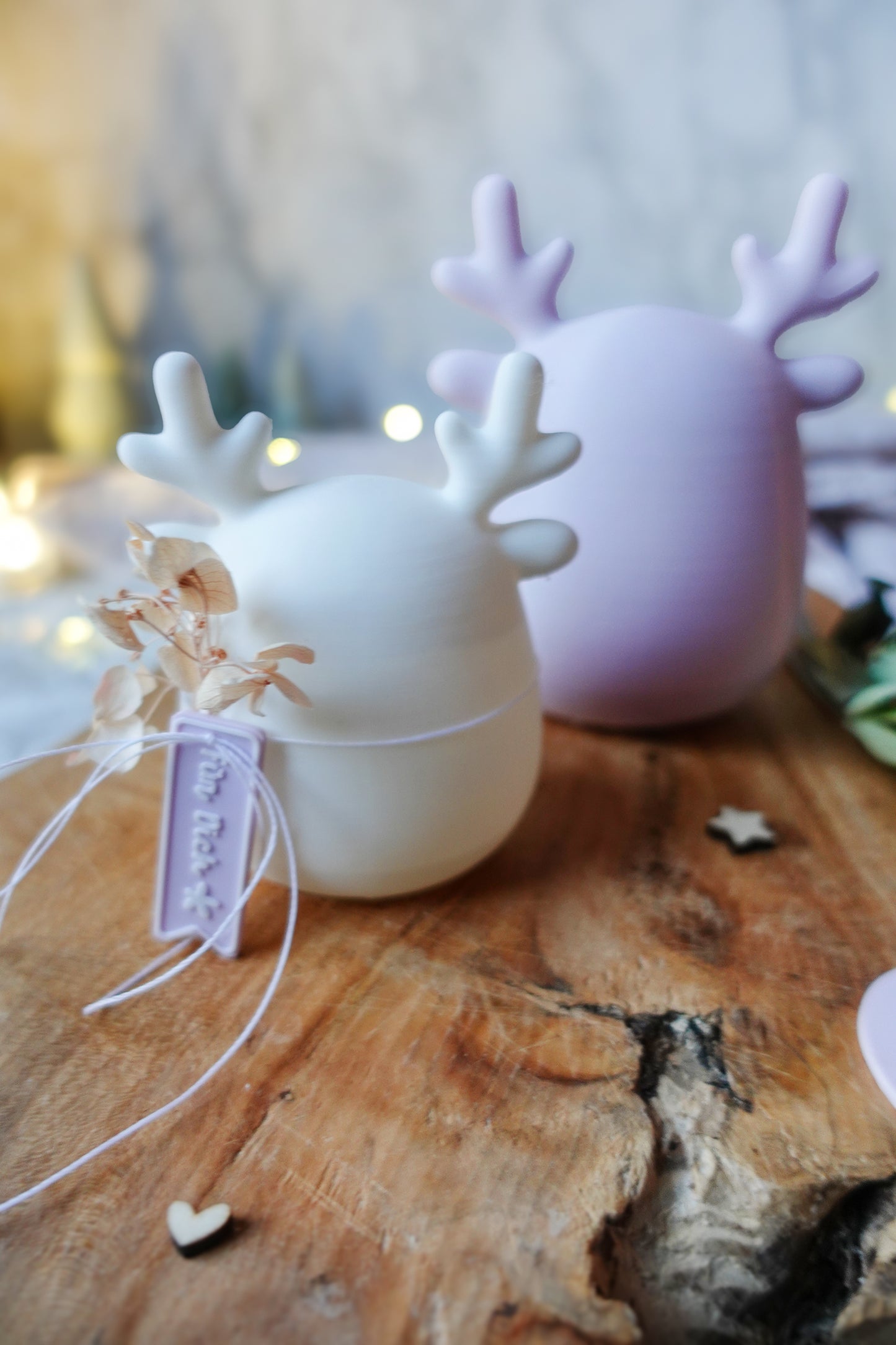 Lumi – Minimalistisches Rentier | 3D-Druckdatei (STL & 3MF) | Frei skalierbar